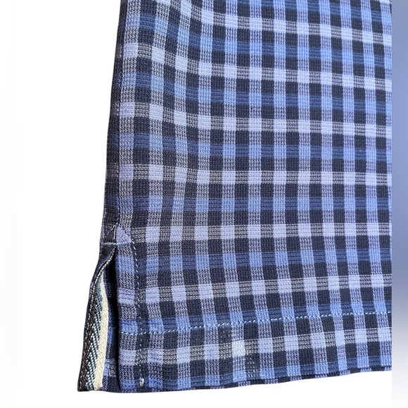 Tommy Bahama 100% Silk G'day Gingham Camp Shirt Blue Size XL - Picture 5 of 13